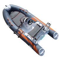 Yacht de pêche de luxe en aluminium Qingdao Haohai RIB390CL avec console centrale