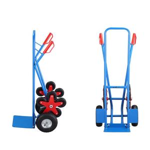 Handtruck Trap Klimmer <span class=keywords><strong>Trolley</strong></span> Kruiwagen 12 Wielen Kar Gemakkelijk Vervoeren Opvouwbare Trap Klimmer Hand <span class=keywords><strong>Trolley</strong></span> - Product Image 1