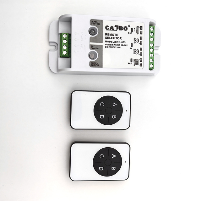 CANBO M-603 Universal Rolling Code Remote Control for Industrial Garage Automatic Glass Sliding Door 2.4G Multifunction Selector