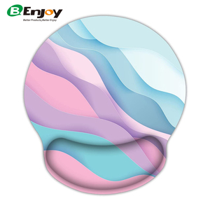 Bán buôn cổ điển không phai Bộ nhớ bọt đầy chuột <span class=keywords><strong>Pad</strong></span> với phần còn lại cổ tay tùy chỉnh thiết kế Ergonomic cao su Mousepad trong kho - Product Image 4