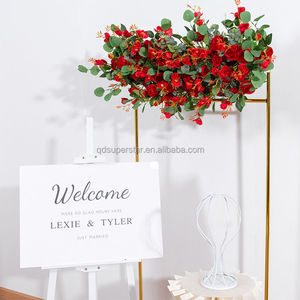 C-355 Venta al por mayor de suministros de decoración para bodas de alta calidad: Camino de mesa de rosas artificiales de 3.28 pies, guirnalda floral larga colgante. - Product Image 4
