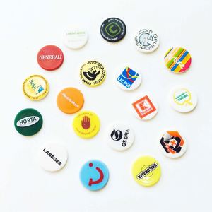Jetons de poker vierges en plastique de 25 mm avec logo personnalisé imprimé, pour artisanat, jeux, jetons de poker et jetons de chariot de courses - Product Image 1