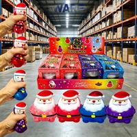 Jouet Squishy de Noël du Père Noël en Maltose, mignon et Kawaii, rempli de Maltose, avec chapeau rouge, en provenance des États-Unis