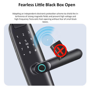 Ttlock App vân tay kỹ thuật số khóa cửa thông minh với bàn phím một chạm để mở, Hỗ trợ quản lý ứng dụng di động - Product Image 5