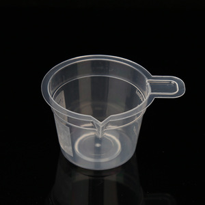 Plastic Measuring <b>Cup</b> With Graduations Thickened PP Material Straight Cylinder <b>Large</b> Capacity Leak Proof Design - Product Image 1