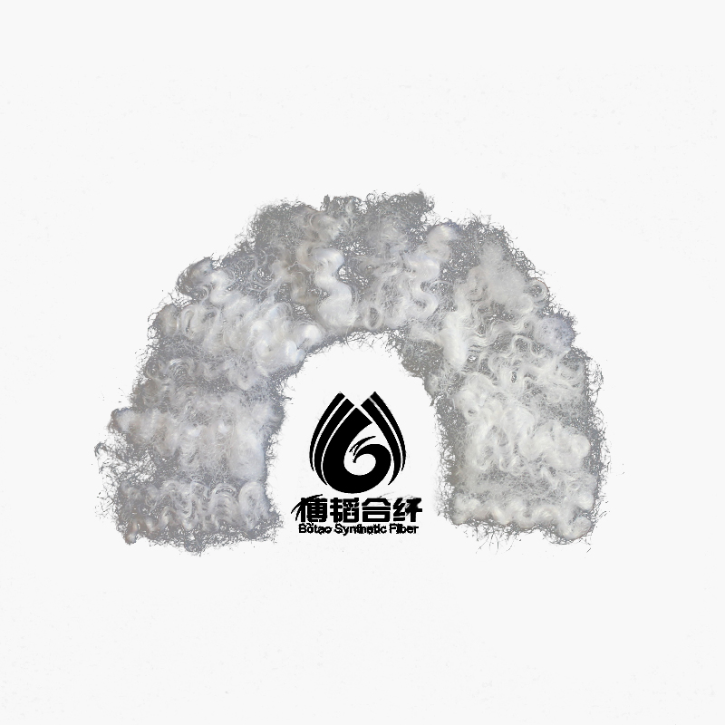 Прямая продажа с завода, 2D натуральное биоразлагаемое волокно пла для кукурузы, гигиенический материал