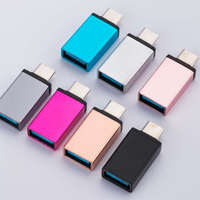 Adaptador tipo C a USB 3,0 OTG 5Gbps USB C macho a USB hembra Convertidor para Macbook portátil tipo C ratón OTG enchufe