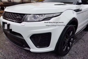 Convient aux modèles Land Rover <span class=keywords><strong>Evoque</strong></span> 12-19 Modifié à <span class=keywords><strong>Svr</strong></span> Modifié à Large Surround Pare-chocs avant et pare-chocs arrière Modifié - Product Image 5