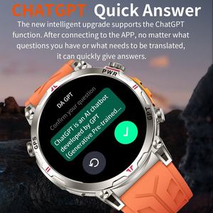 Reloj Inteligente Deportivo KC93 AMOLED de 650 mAh para Exteriores, con Llamadas, Brújula, Resistencia al Agua IP68, GPS, Navegación, Rastreador de Actividad, Correo Electrónico - Product Image 4