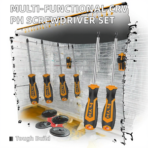 Wholesale OEM <strong>Custom</strong> Industrial Grade Chrome Finish Plastic <strong>Handle</strong> Multi-Functional Crv Ph <strong>Screwdriver</strong> Bit Set - Product Image 4
