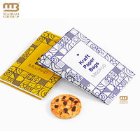 Sacs en papier kraft pour boulangerie, sacs pour sandwichs, biscuits, résistants à la graisse, pour sandwichs, biscuits, pâtisseries, aliments, collations, emballages, pochettes