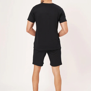 ชุดเสื้อยืดและกางเกงขาสั้นผู้ชายราคาถูก ผลิตจากโรงงาน รับผลิตตามแบบ คุณภาพสูง ระบายอากาศได้ดี เหมาะสำหรับฤดูร้อน - Product Image 5