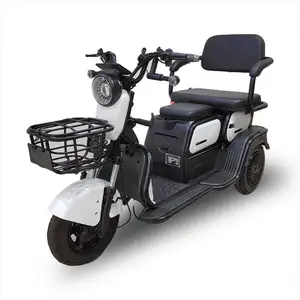 Easy To Control 20Ah Three-Wheeled Electric Bicycle For Elders Electric Tricycle For Dubai