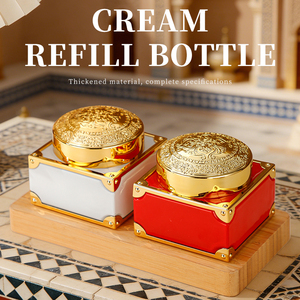 Grand pot à épices de luxe européen avec couvercle, style Moyen-Orient, or arabe, <span class=keywords><strong>compote</strong></span> de rangement pour épices - Product Image 2