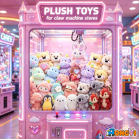 Peluche mignonne de 8 pouces, nouveau design tendance, jouet pour machine à griffes, prix de gros usine en vrac