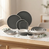 Vente en gros d'ensembles de vaisselle en mélamine sur mesure, pas chers, ensembles de vaisselle en mélamine de luxe
