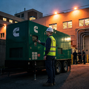 เครื่องกำเนิดไฟฟ้าดีเซลแบบเงียบ 50kVA ขับเคลื่อนด้วยเครื่องยนต์คัมมินส์ 220V 3 เฟส 4 สูบ สำหรับโครงการอุตสาหกรรม - Product Image 6