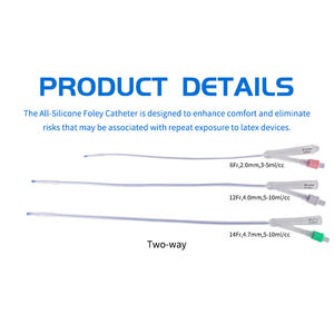 Kateter Urin Balon Silikon Steril Sekali Pakai Kelas Medis Harga Grosir 2 Arah - Product Image 2