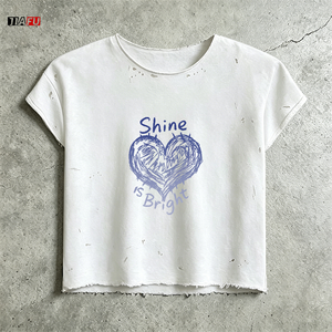 260gsm Men's Tshirts Distressed Oversized Custom Graphic <strong>Tee</strong> Casual Fashion Hip-Hop Streetwear t <strong>Shirt</strong> for Men Hot Supplier - Product Image 1