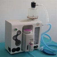 VS-DL6 Instrumento Veterinario Portátil, Máquina de Anestesia Veterinaria para Animales Pequeños, Fácil de Operar