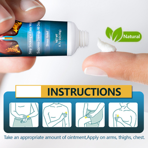 Ngừng hút thuốc kem Y Học Trung Quốc bỏ thuốc lá cai thuốc lá điều trị thuốc mỡ chống hút thuốc điều trị thạch cao y tế - Product Image 4