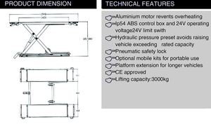 <span class=keywords><strong>Pont</strong></span> élévateur à ciseaux <span class=keywords><strong>automobile</strong></span> à prix bas <span class=keywords><strong>220v</strong></span> - Product Image 2