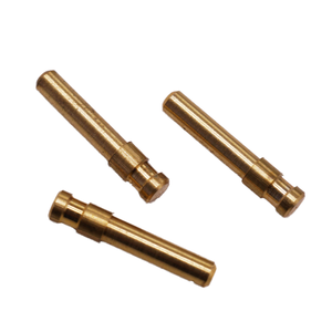 Custom-made Single Post Connector Pin Automatic Lathe Machined Brass Connecting Part Non-Standard Brass <strong>Fitting</strong> - Product Image 5