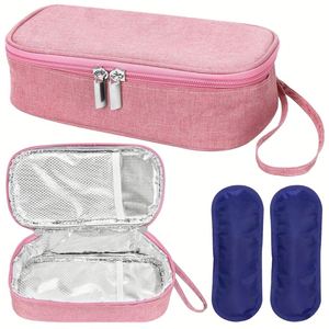 Breast Milk Cooler Bag Ice Pack Portable Insulated Storage Zipper Closure Small Stylish Design Cooler Bag - Product Image 1