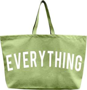 Sac fourre-tout en toile de coton écologique personnalisé personnalisé sac à provisions réutilisable tissu moyen long manche pour un usage quotidien cadeau parfait - Product Image 1