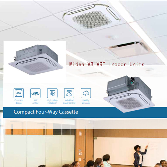 Midea Mini Split Oem Ceiling Mounted Vertical Cassette Vrf Central Type Ac Multi Split General Inverter Air Conditioner