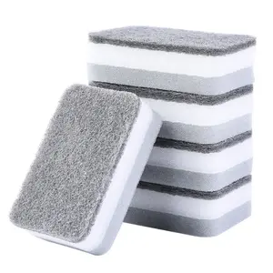 Multifunction Oil Remover sponges scouring pads Cleaner Dishwashing Scrubber 3 5pcs/Set Cleaning Sponge for Home Kitchen