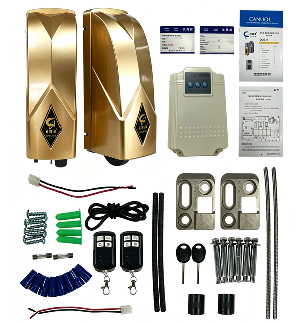 Remote Control Arm Type Gate Motor Kit for Villa Entrance Gate with Manual Release