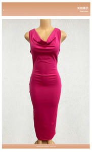 5967 prodotti abbigliamento da donna abiti da donna estivi temperamento estivo con paillettes e Little Black Dress Casual da donna - Product Image 5