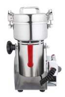 Kleine commerciële elektrische swingmolen met 3KW motor, SUS304 roestvrij staal, voor het malen van droge voedingsmiddelen, fruitpoeder en voedselverwerking.