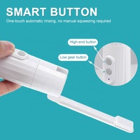 Bidé Portátil Recargable de Viaje para Higiene Femenina, Boquilla Ajustable de 180 Grados, Bidé con Batería, Rosca Universal Compatible con Cualquier Botella de Agua