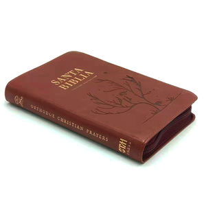 Personnalisé Pas Cher En Cuir Souple B5 Bible Couverture En Relié Logo Relié Feuilles Mobiles Vierge Écriture Journal Cahier Impression PP - Product Image 3