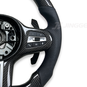Volante de Fibra de Carbono Estilo M Performance Personalizado para <span class=keywords><strong>BMW</strong></span> G42 G20 G28 G26 G30 G38 G32 G11 G12 G70 G15 G14 G16 G80 Z3 Z4 - Product Image 6