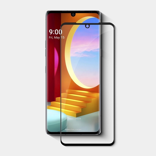 2.5D Silkprint Dustproof Screen Protector Glass Tempered for LG Velvet