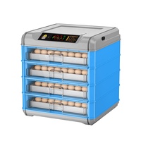 Incubateur de ferme avicole entièrement automatique tiroir d'éclosion petit incubateur d'œuf domestique 256 capacité machine à poulet