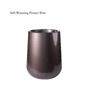 थोक पर्यावरण के अनुकूल प्लास्टिक फूल बर्तन स्वयं पानी पानी का स्तर संकेतक पारंपरिक डिजाइन टिकाऊ हल्के आंतरिक बॉक्स - Product Image 2