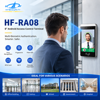 HFSecurity RA08, Máquina de Control de Asistencia con Reconocimiento Facial, Gestión de Visitantes con Huella Dactilar, Software Gratuito GreenPass