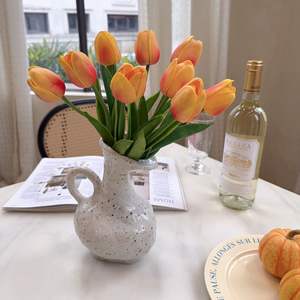 Bouquet di Tulipani Artificiali in PU Effetto Tocco Reale, Ideale per Decorare Salotti, <span class=keywords><strong>Cucine</strong></span>, Hotel e Matrimoni - Product Image 6