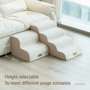 Luxury Modern Curved <strong>Dog</strong> <strong>Bed</strong> With Washable Cover High Density Foam High Couch Non-Slip Stable Indoor <strong>Dog</strong> Ladder - Product Image 3