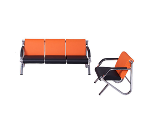 Sofá de espera para salón de belleza, sillón largo, sofá multiplaza, precio de fábrica al por mayor - Product Image 5