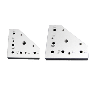 Caster Foot Cup Kết Nối Tấm 30304040 Nhôm Hồ Sơ Tấm Nhôm Phổ Foot End Kết Nối Khối Cố Định Dưới Cùng Khối - Product Image 3