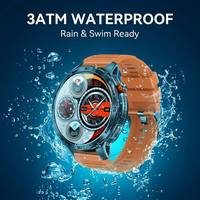 Montre connectée CACGO Call K69 2026, vente en gros d'usine OEM, écran AMOLED 1,75 pouces, longue autonomie, lampe torche LED, montre connectée personnalisée