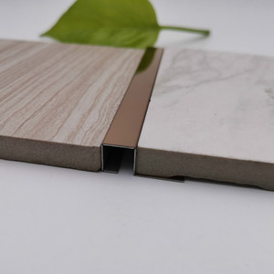 Bande d'angle carrée en acier inoxydable pour carreaux muraux, <span class=keywords><strong>bon</strong></span> prix, 1 pièce - Product Image 1