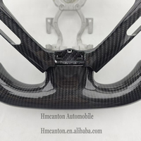 Volante Deportivo de Microfibra con Fibra de Carbono y Franja Amarilla para Infiniti G27 G37, Venta al Por Mayor