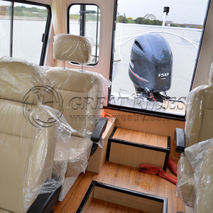 Bateau à cabine en aluminium confortable de haute qualité de 7.9 mètres 26 pieds pour les voyages de pêche en famille et l'utilisation <span class=keywords><strong>marine</strong></span> de loisirs - Product Image 3