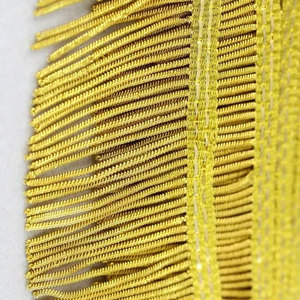 Frange à pampilles en fil de soie sur mesure OEM en gros, broderie personnalisée couleur/taille, légère, haute qualité, logo personnalisé - Product Image 5